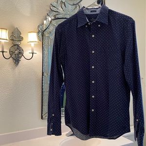 American Eagle dress shirt mini stars